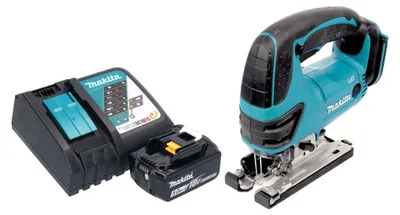 Image de Makita DJV 180 RT1X Scie sauteuse sans fil 18 V 135 mm + 1x batterie 5,0 Ah + chargeur