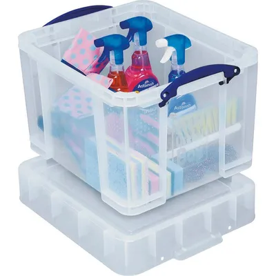 Produktbild von Really Useful Box 35,0 l XXL transparent 48,0 x 39,0 x 34,5 cm