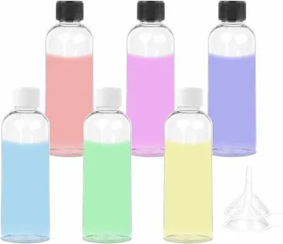Produktbild von Reise-Flaschen-Set 6x100ml, leer, wiederverwendbar, ideal für Reisen