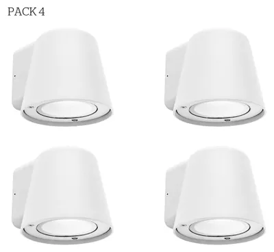 Image de Applique extérieure conique LED C4 - 8 W, IP44, blanc