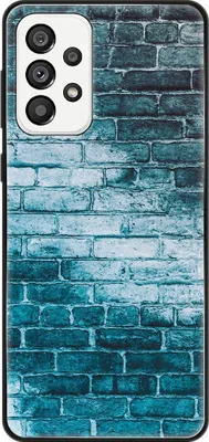 Produktbild von König Design Hülle kompatibel mit Samsung Galaxy A73 5G Kunststoff Soft Handyhülle - Handy Case Ziegelwand