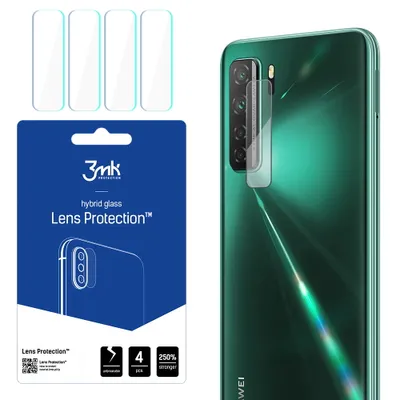 Produktbild von 3mk Hybridglas Lens Protection für Huawei P40 Lite 5G Kamera Objektiv Kameralinse 0,16mm 6H (4 Stück)