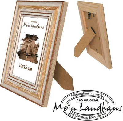 Produktbild von Bilderrahmen Toskana 61x91,5 cm – Vintage Holzrahmen – Acrylglas