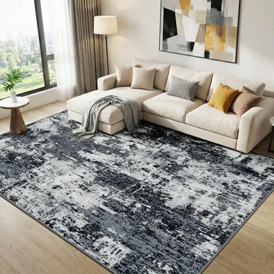 Imagen del producto de Alfombra moderna de 240 x 300 cm con diseño abstracto