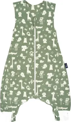 Produktbild von Alvi Sleep-Overall light Schlafsack mit Füßen Granite Animals