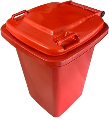 Obrázek produktu pro Popelnice D50BR 50L červená plastová