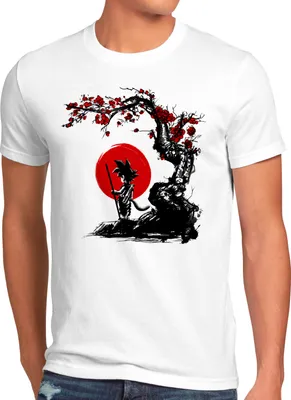 Produktbild von style3 Dragon Sunset Herren T-Shirt super dragon saiyan z gt