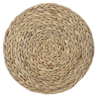 Produktbild von BLOOMINGVILLE | Ydun Platzdeckchen, Natur, Wasserhyazinthe | D35 cm | 92000877
