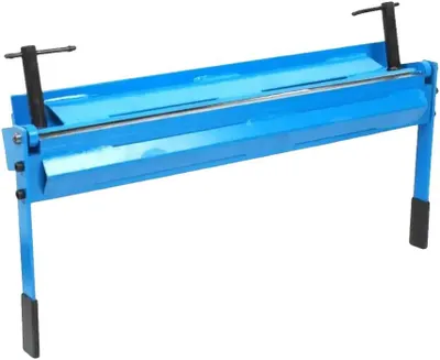 Produktbild von Manuelle Biegemaschine, langlebiger Kohlenstoffstahl, vielseitige Metallkompatibilität, blau, EU-Stecker