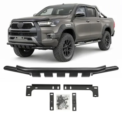 Image de Pare Buffle Pour Toyota Hilux Revo 2021-2025 Noir Shark