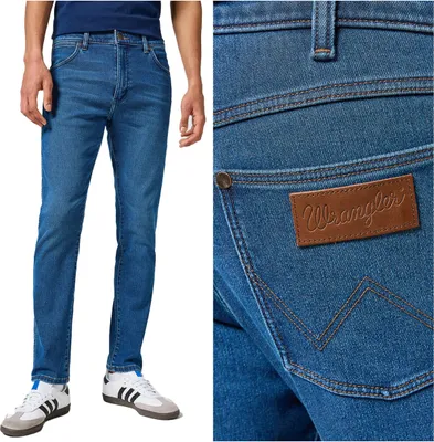Immagine prodotto di WRANGLER, Jeanshosen da donna, slim fit, LARSTON, W36 L34, Blau, Jeans, baggyjeans, buggy
