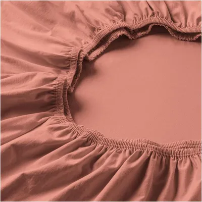 Produktbild von Estella  Zwirn-Jersey Spannlaken Größe 150x200 cm Farbe koralle