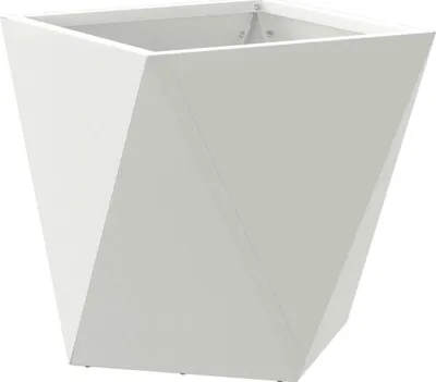 Zdjęcie produktu dla vidaXL Sadzarka biała 30 x 30 x 30 cm stalowa