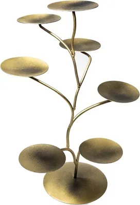 Image de Présentoir Chakra Lotus Métal - 57x35 Cm