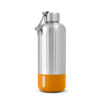Produktbild von Stahlflasche EXPLORER 850 ml. orange / Schwarz+Blum