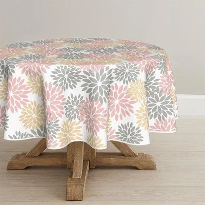 Produktbild von Herbst Deko Tischläufer Rund 140 cm, Saisonbedingt Herbst Fleckenresistent Tischwäsche Küchenaccessoire Ferien Festdeko