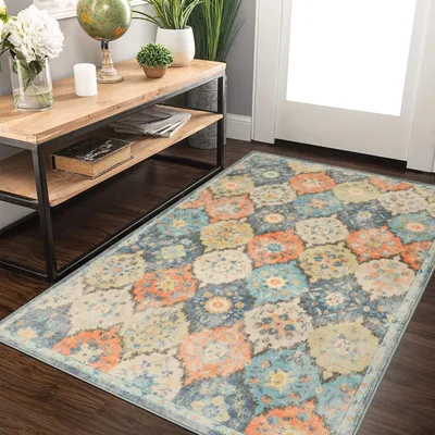 Image de Tapis antidérapant de 80 x 120 cm - Paillasson lavable pour intérieur et extérieur