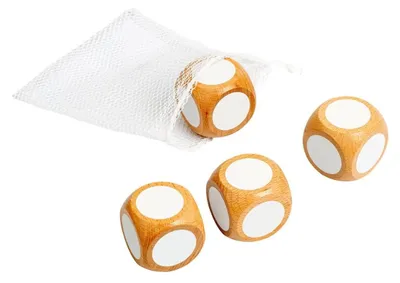 Image de Educo Dé - écrivable blanc ? 50 mm ? 4 pièces