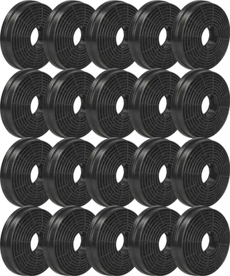 Produktbild von vhbw 20x Aktivkohlefilter Ersatz für Sogedis 352C66 für Dunstabzugshaube - 10,5 cm