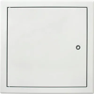 Produktbild von Revisionstür Softline Pro Stahlblech verzinkt weiß RAL 9016 mit Vierkantverschluß 1200 mm x 1200 mm