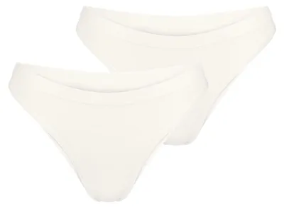 Produktbild von sloggi Damen Brasilslip Blue GO Sense 2-Pack silkwhite - Größe S