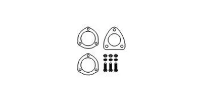 Produktbild von HJS Montagesatz Vorkatalysator 82 11 3272 für VW Touareg (7LA, 7L6, 7L7)