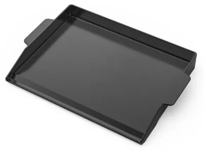 Zdjęcie produktu dla Płyta grillowa żeliwna o wymiarach 58,5 x 40,5 cm, przeznaczona do grillów gazowych i węglowych