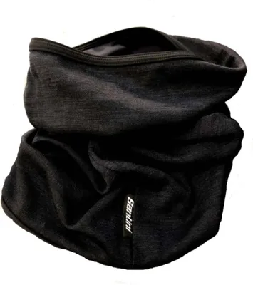 Image de Chauffe-nuque vélo Santini - WOOL - Noir UNI