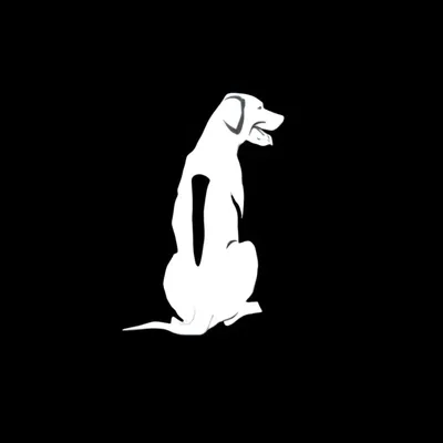 Productafbeelding van Auto sticker Rhodesian Ridgeback 15 cm - 3D reflecterend honden sticker
