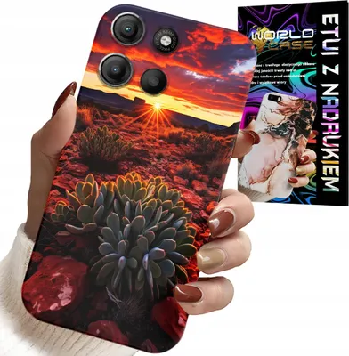Produktbild von Etui Do Motorola Moto G56 - Meksykańska Pustynia Widoki Case + Szkło