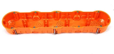 Produktbild von 10 Stück Hohlwanddose 5-fach Schalterdose Abzweigdose Hohlraumdose Ø 60 x 45 mm