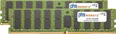 Immagine prodotto di Kit di memoria RAM PHS-memory 128GB (2x64GB) compatibile con Apple MacPro 12-Core 3.3GHz (2019) DDR4 RDIMM 2933MHz PC4-23400-R (SP468823)