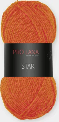 Produktbild von Pro Lana Star 50 g anschmiegsame Wolle für Anfänger und Könner (100 % Polyacryl) 135 m Farbe 028