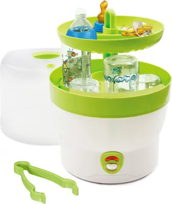 Produktbild von Babyruf BS 29g Babyflaschen Sterilisator für 6 Flaschen, grün