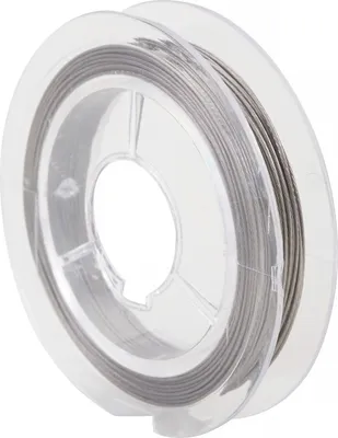 Produktbild von Schmuckdraht, 10m, Ø 0,45mm Silberfarben