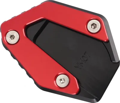 Obrázek produktu pro Podložka pro prodloužení stojanu, protiskluzová podpěra bočního stojanu, vhodná pro Yamaha MT 07/FZ 07/TRACER 700 2014-2019 (červená)