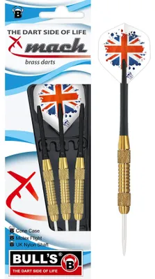 Produktbild von Bulls 3 Steeldart Bulls Mach Brass 19g