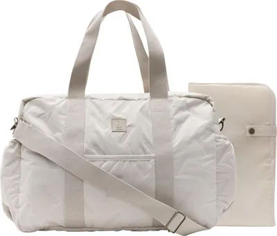 Image de Jollein Sac à langer - Embossed Lily - Sand | Matelas à langer
