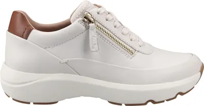 Produktbild von Clarks Sneaker Tivoli Zip, Glattleder, Weiß, Damen
