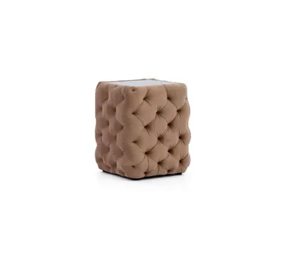 Image de Table de chevet CLARITA LUX - marron clair