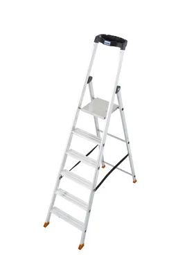 Produktbild von Krause Stufenstehleiter 6 Stufen MONTO Solido 126658