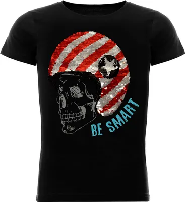 Produktbild von BEZLIT Jungen T-Shirt mit coolem Wende Pailletten Schwarz 116