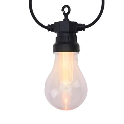 Produktbild von LED-Girlande Außen mit 10 Glühbirnen Turmell 7.5m 2700K Warmweiß