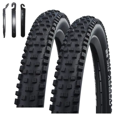 Produktbild von 2 x Faltreifen Schwalbe Nobby Nic ADDIX 29 x 2,25 (57-622) Schwarz inkl. Reifenheber