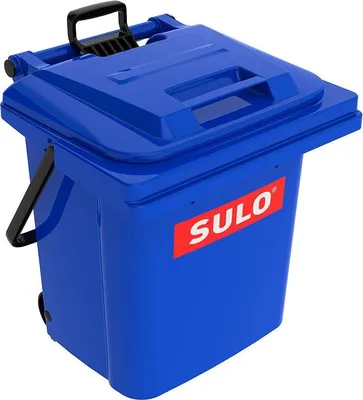 Produktbild von SULO Mülltonne, Mülleimer, Müllbehälter, Abfalleimer, Rollbox 45 Liter blau (45 Sulo blau)