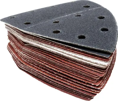 Produktbild von Parkside Multischleifer PMS 160 A1 Schleifblätter, 30er Set für Holz, Stein & Lack