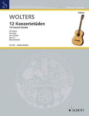 Produktbild von 12 Konzertetüden op. 41