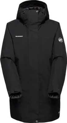 Produktbild von Treeline HS Thermo Hooded Parka Women, Isolierte Hardshell Jacke Damen - Mammut, Farbe:black, Größe:M