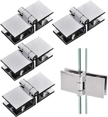Produktbild von Küchenfachwerkscharniere - 4 Stück - Schwenkscharniere - Softclose - Innenschrauben - Küchenfachwerkscharniere