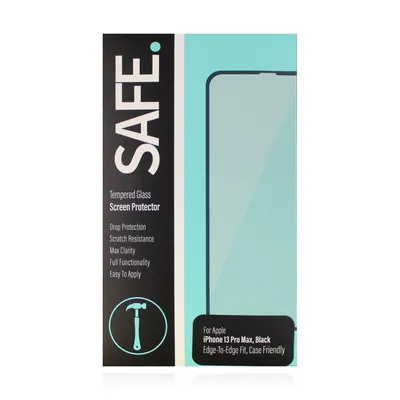 Produktbild von PanzerGlass SAFE. by ® Displayschutzglas iPhone 13 Pro Max | Edge-to-Edge, Apple, Apple - iPhone 13 Pro Max, Trockene Anwendung, Kratzresistent, Schockresistent, Transparent, 1 Stück(e)
